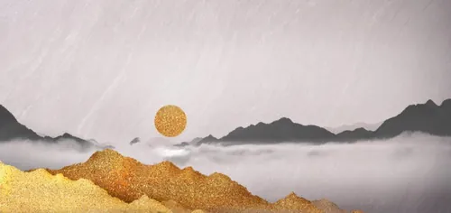 东方复古传统新国潮概念房地产地产宣传广告海报PSD模板