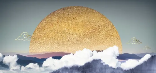 东方复古传统新国潮概念房地产地产宣传广告海报PSD模板