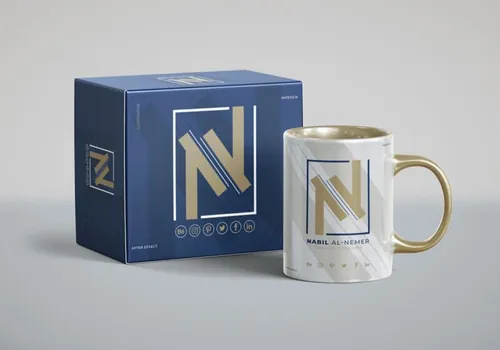 马克杯包装贴图展示模版素材 Packaging Mug Mockup