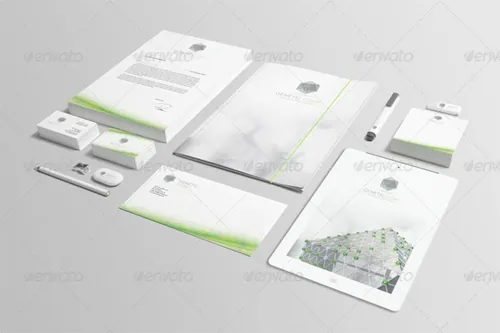VI提案贴图Photorealistic Stationery Mock-up