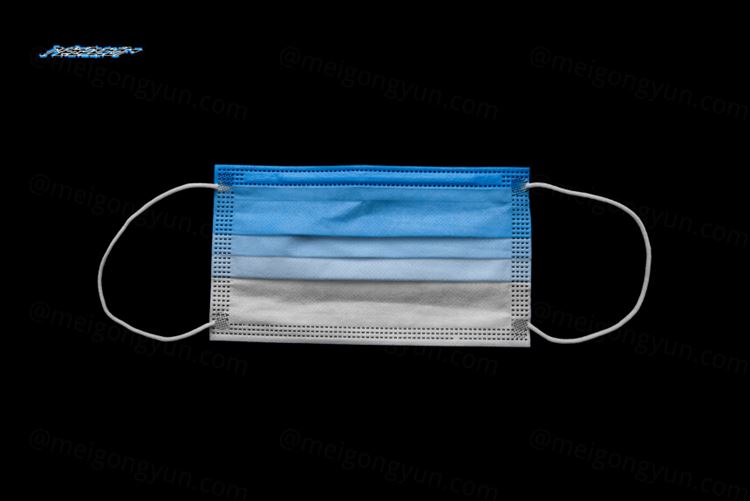 经典医用级一次性口罩图案设计展示样机模板 Blkmarket - Surgical Mask