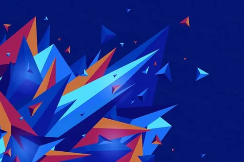 时尚多边形飞溅背景底纹纹理大集合polygonal-spla