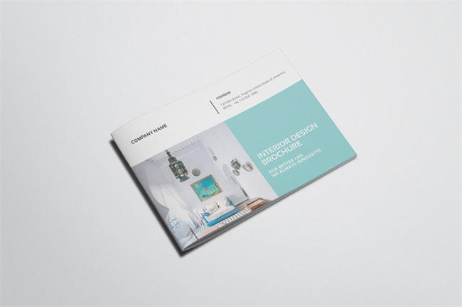 A5尺寸室内设计杂志画册模板