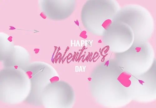 浪漫云朵爱心情人节矢量素材1