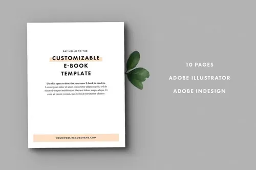 简洁现代书籍杂志模板 Ebook-Template