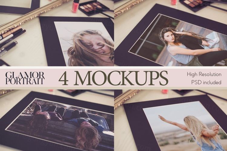 相框样机模板 PSD_Photo_Frame_Mockup_HD_PSD_Files