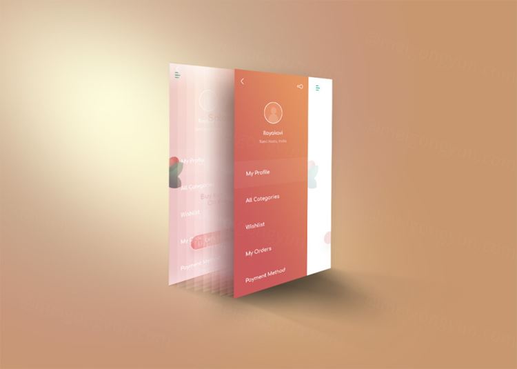 App Screen Mockup