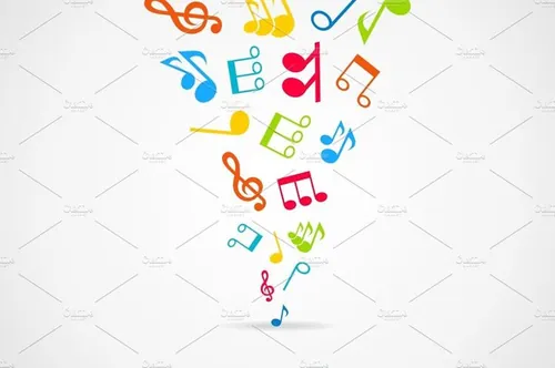 音符设计素材Music wind
