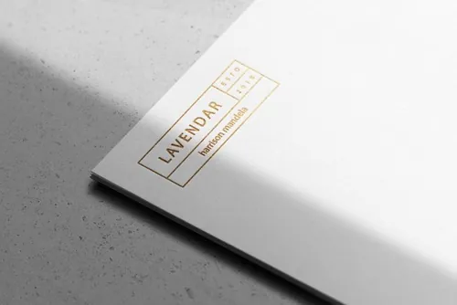 高品质UV压印烫金烫银工艺LOGO设计提案样机模板 Logo