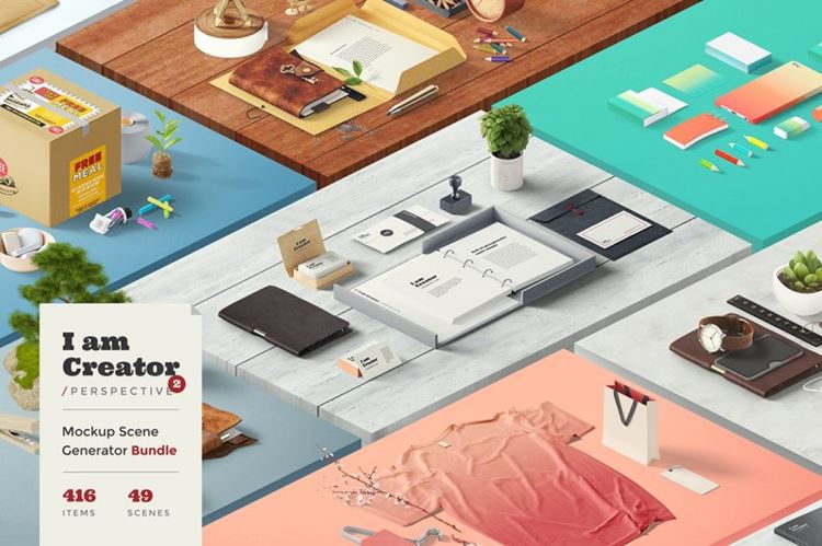 高端DIY模拟场景样机三部曲 の I am Creator / Perspective