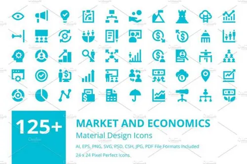 市场和经济图标素材 125  Market and Economics Icon