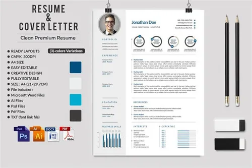 简洁的简历模板 Resume