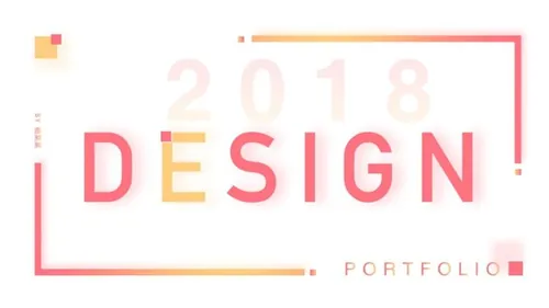 国内95后新锐设计师个人作品集UI提案优秀简历PSD整套模板 18P