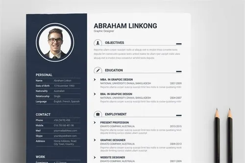 现代简历模板 Modern Resume 3 Pages