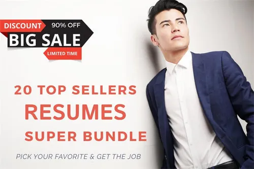 最畅销-简历模板 Top Selling – Resume Template