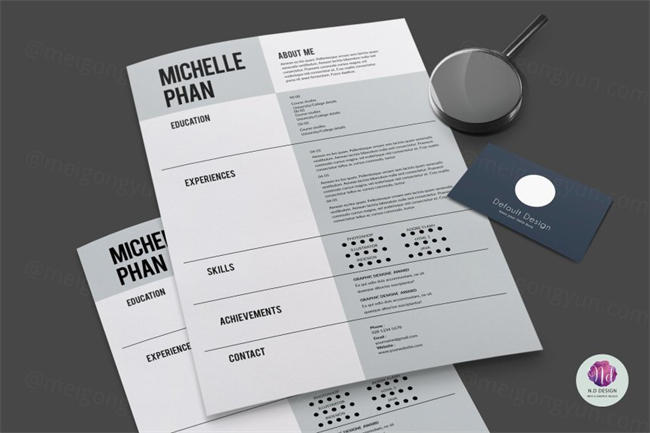 简历模板求职信模板 CV template , cover letter template