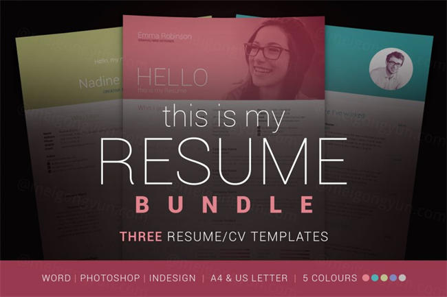 高端简历模版套装 My Resume Template Bundle