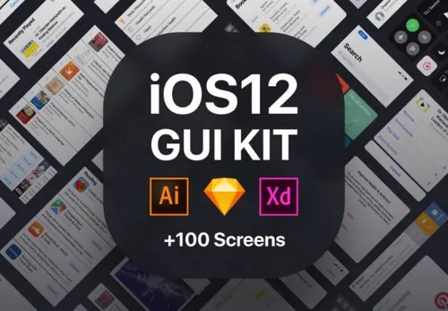 疑官方流出！最新全套苹果iOS12 GUI KIT设计套件源文件