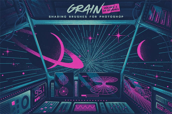 时尚高端个性的高品质photoshop笔刷集合