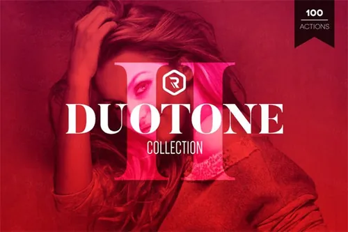 时尚的动作模板 Duotone Collection II PS Ac