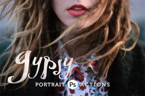 吉普赛PS人像动作 Gypsy Indie Portrait PS A