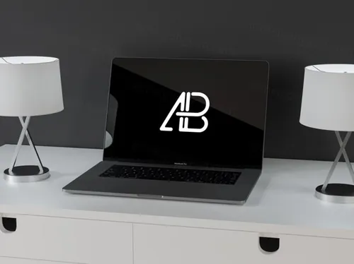 电脑贴图样机PSD模板Modern Macbook Pro 2017 Mockup
