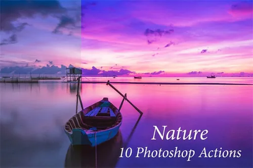艳丽效果的自然风格PS动作 Nature Photoshop Acti