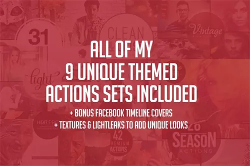 188个专业好用的PS动作PS Actions Ultimate Bu