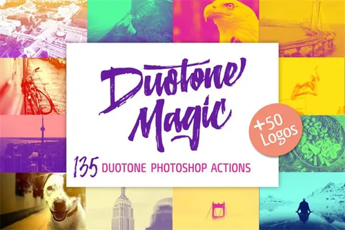 135双色调魔术  Photoshop动作