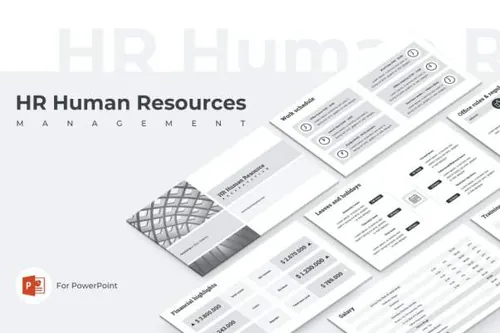 人力资源适用的PPT模板（PPTX）