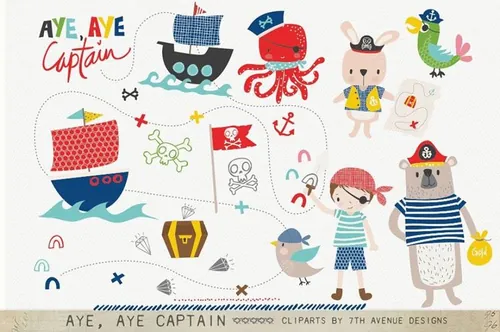 Aye , Aye Captain Cliparts