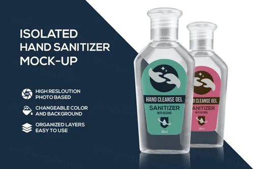 洗手液包装设计样机（PSD）