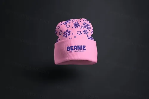 小豆帽样机模型素材下载