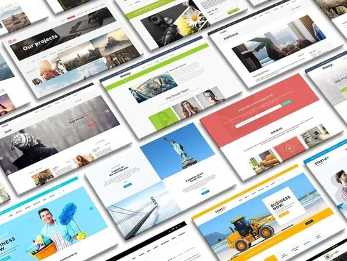 透视桌面屏幕展示模型 Perspective Desktop Screen Mock-up 3