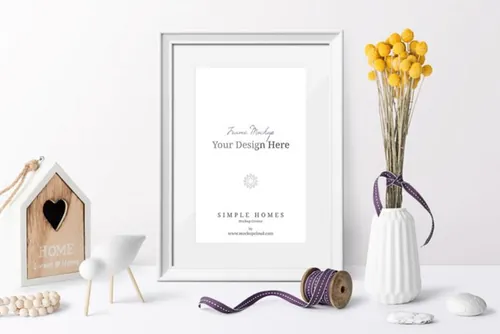 相框贴图样机模版素材 Simple Homes Mockup Scenes