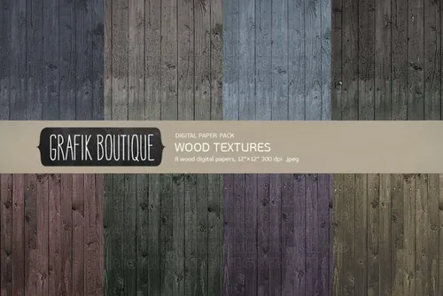 木材纹理质朴的黑暗背景纹理素材 Wood-textures-