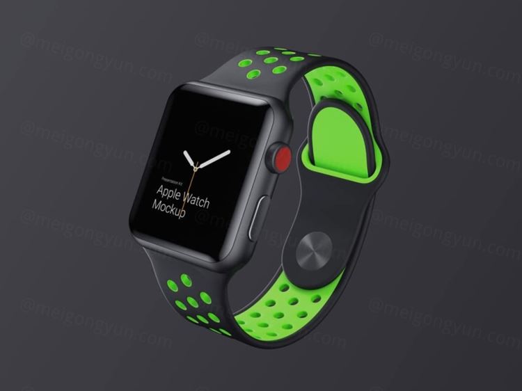 移动设备样机系列：Apple Watch 智能手表样机 Apple Watch Mockups