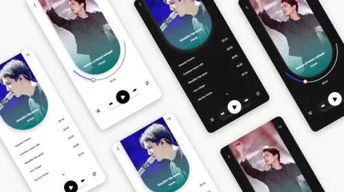 音乐播放器移动界面设计 Music Controller 每日UI源文