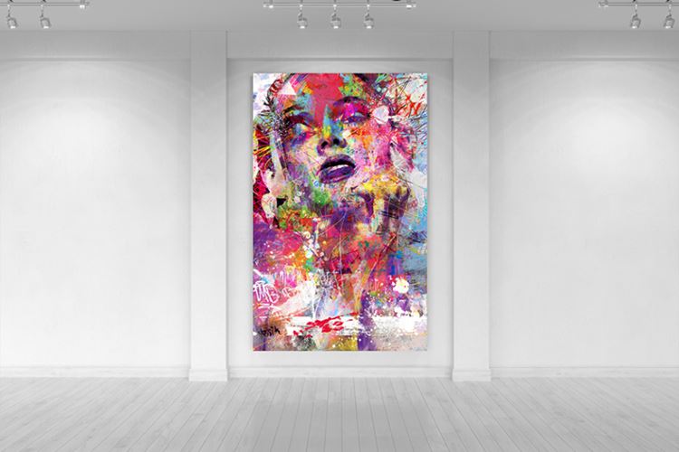 画廊场景海报广告图提案贴图样机PSD模板 Gallery Poster Mock-Up (Day edition)