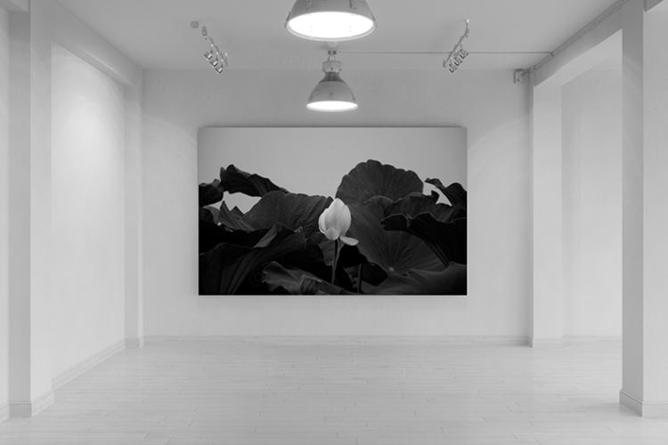 画廊场景海报广告图提案贴图样机PSD模板 Gallery Poster Mock-Up (Day edition)