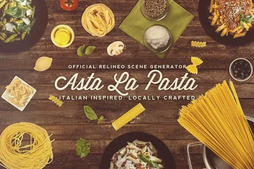 时尚高端的意大利餐厅场景 Italian Restauran