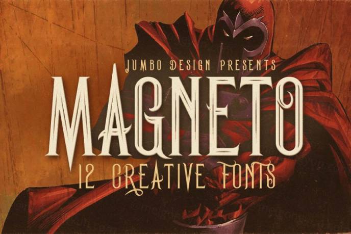 复古个性海报字体 Magneto – 12 Vintage Style Fonts