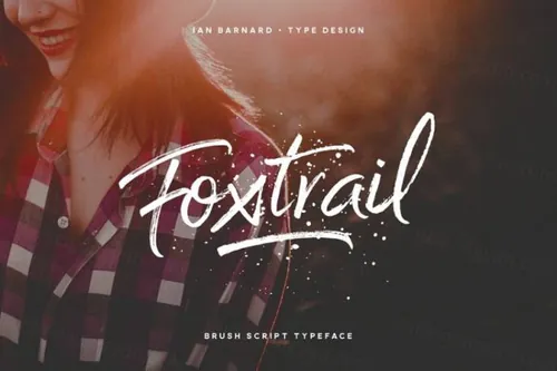 手写设计字体 Foxtrail Font