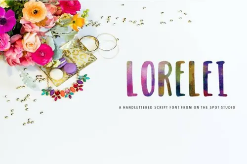 趣味设计字体 Lorelei