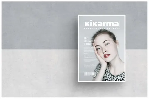 创意时尚服饰杂志模板Magazine