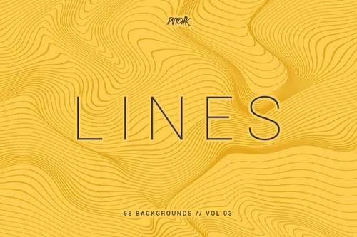 68个波浪线超清背景（第3辑）Lines | Wavy Ba