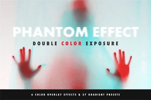 27种神秘的双色调效果处理PS动作 Double Color Expo