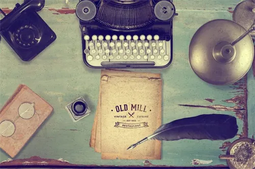 怀旧老式物品展示样机下载 Vintage Mockup Creator