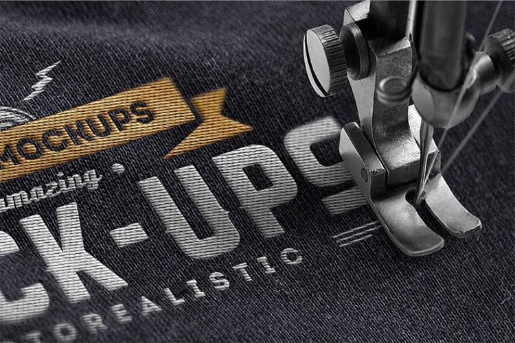 服装制衣纺织业专用Logo样机模板 Logo Mock-Ups V.1