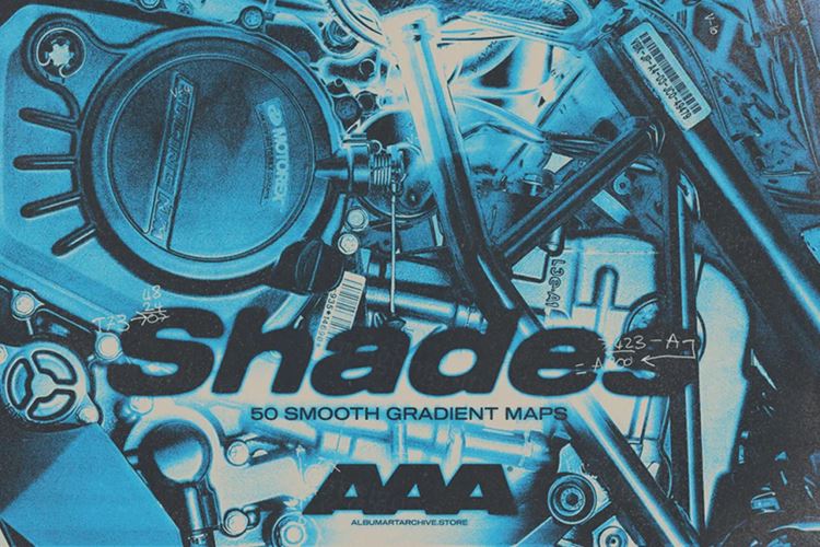 50款高质量平滑微妙的抽象PS渐变映射贴图素材 AAA -